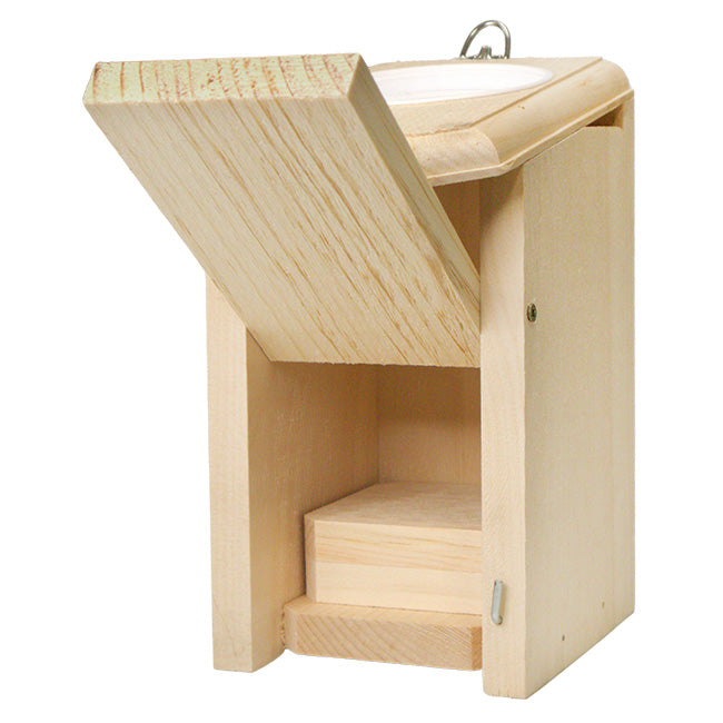 Sparrow-Resistant Bluebird House with Open Top