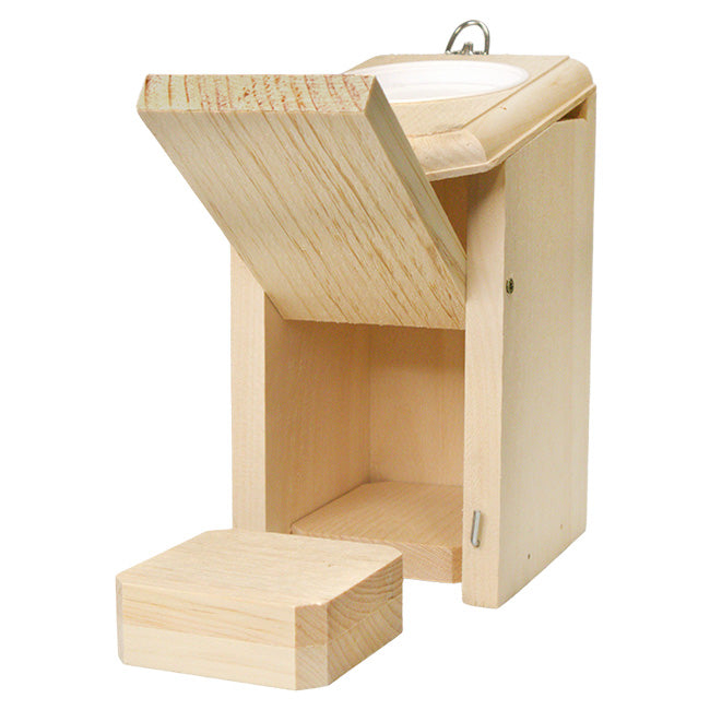 Sparrow-Resistant Bluebird House with Open Top
