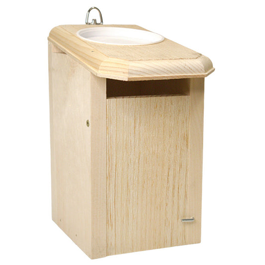 Sparrow-Resistant Bluebird House with Open Top