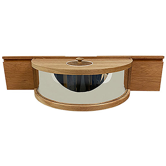 Panoramic In-House Bird Feeder with Mirrored Back