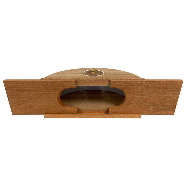 Panoramic In-House Bird Feeder with Mirrored Back