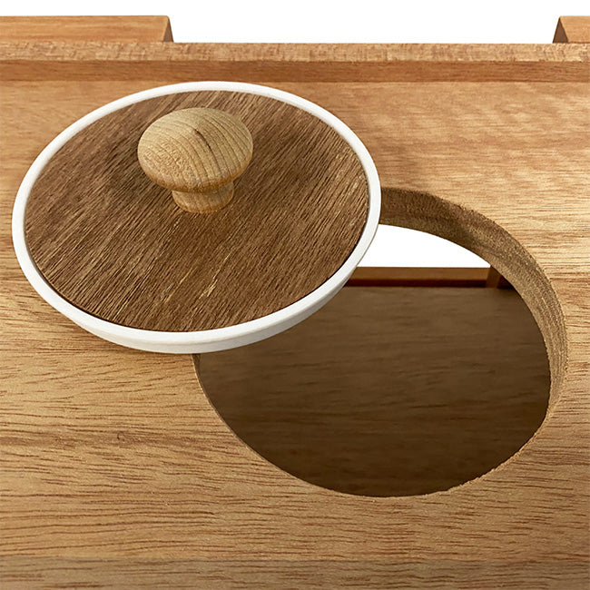 Panoramic In-House Bird Feeder with Mirrored Back