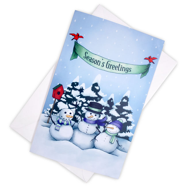 "Season's Greetings" Greeting Card by Prime Retreat