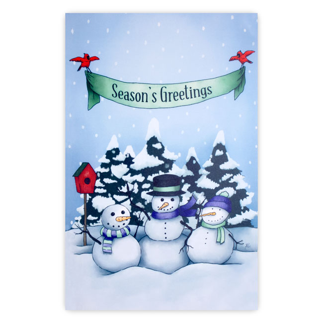 "Season's Greetings" Greeting Card by Prime Retreat