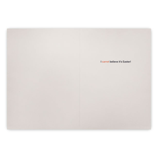 "Hoppy Easter" Greeting Card by Prime Retreat