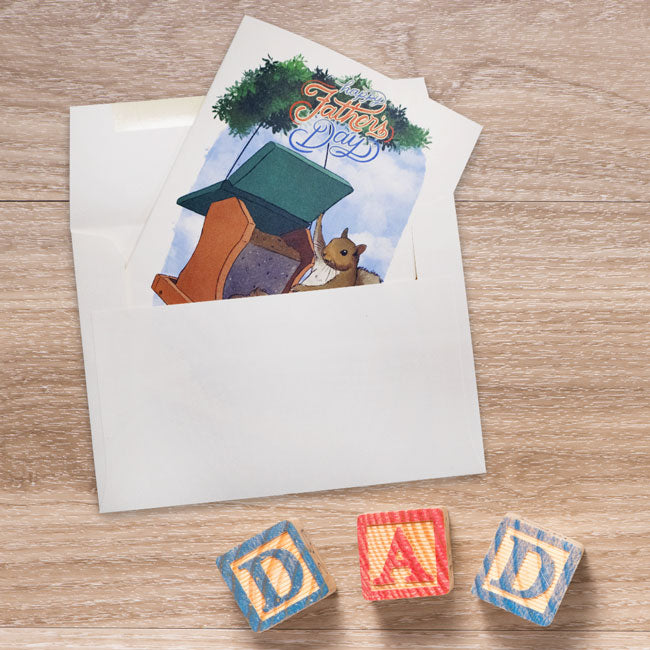 "Mischievous Father" Greeting Card by Prime Retreat