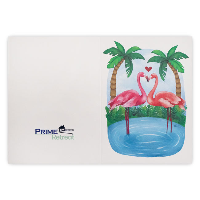 "Birds of a Feather" Greeting Card by Prime Retreat