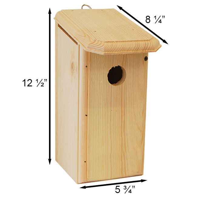 Titmouse, Warbler, & Tree Swallow Bird House