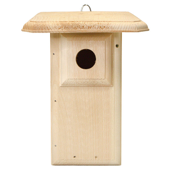 Classic Eastern Bluebird House with Large Roof