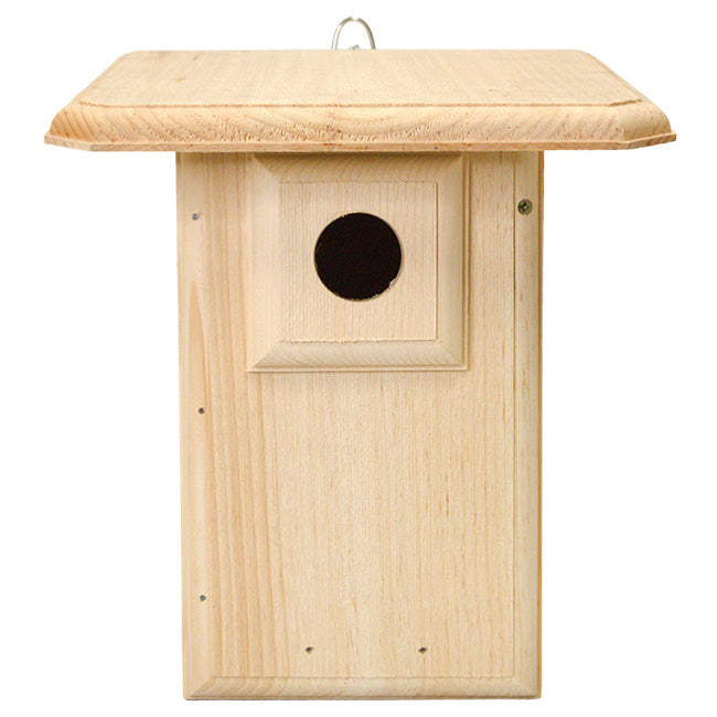 Classic Western Bluebird House w/ Extra Large Roof