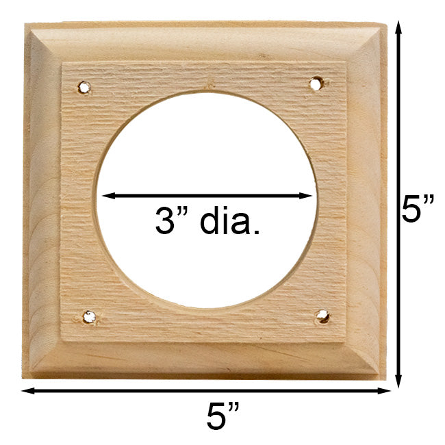 Wood Predator Guard, 3" dia. hole