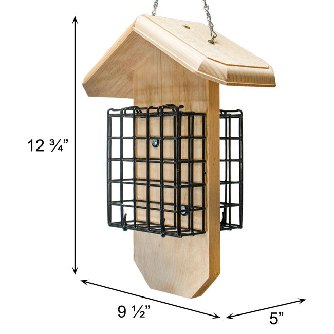 Large Dual Suet Cage Feeder