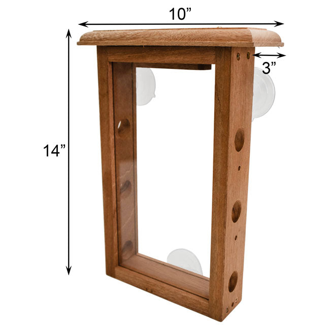 Six Port Window Bird Feeder