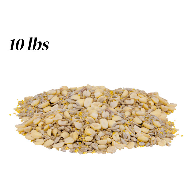 Wild Bird Seed Mix, Waste Free Blend, 10 lbs.