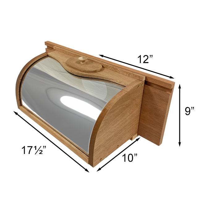 In-House Breadbox Window Bird Feeder w/ Mirror