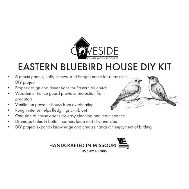 Eastern Bluebird House DIY Kit