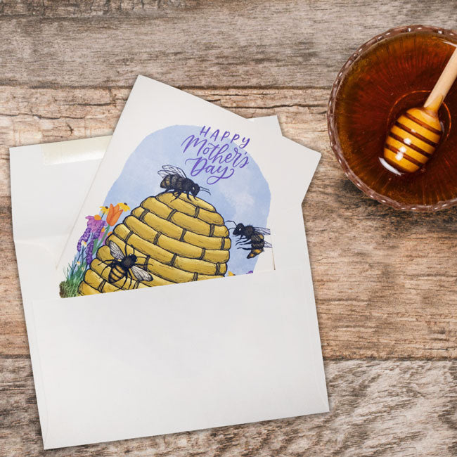 "Queen Bee" Greeting Card by Prime Retreat