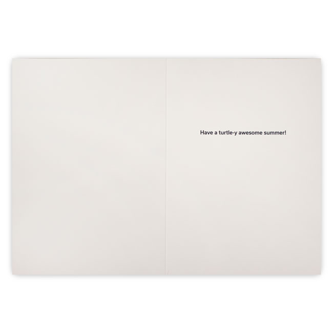 "Turtle" Summer Greeting Card by Prime Retreat