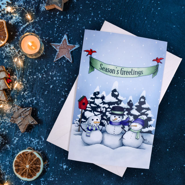 "Season's Greetings" Greeting Card by Prime Retreat