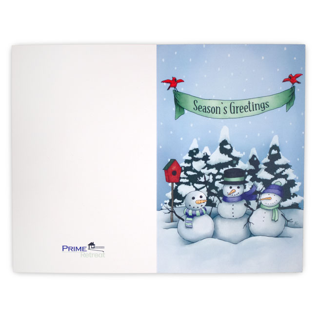 "Season's Greetings" Greeting Card by Prime Retreat