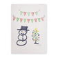 Snowman and Tree Greeting Card by Prime Retreat
