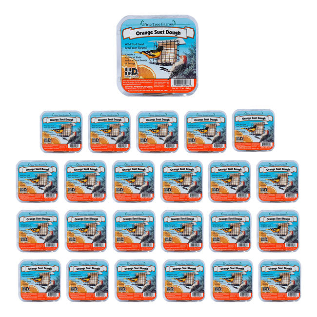 Pine Tree Farms Orange Suet Dough, 12 oz., Pack of 24