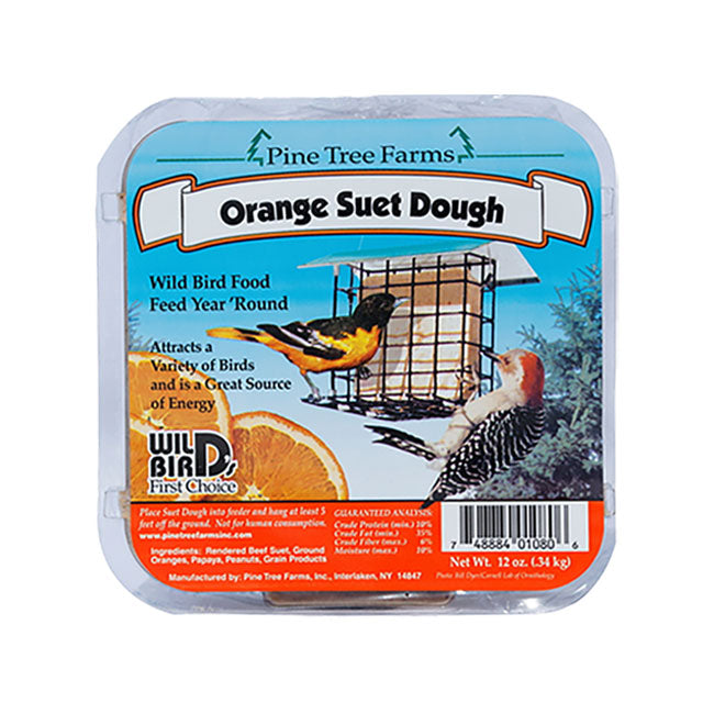 Pine Tree Farms Orange Suet Dough, 12 oz., Pack of 24