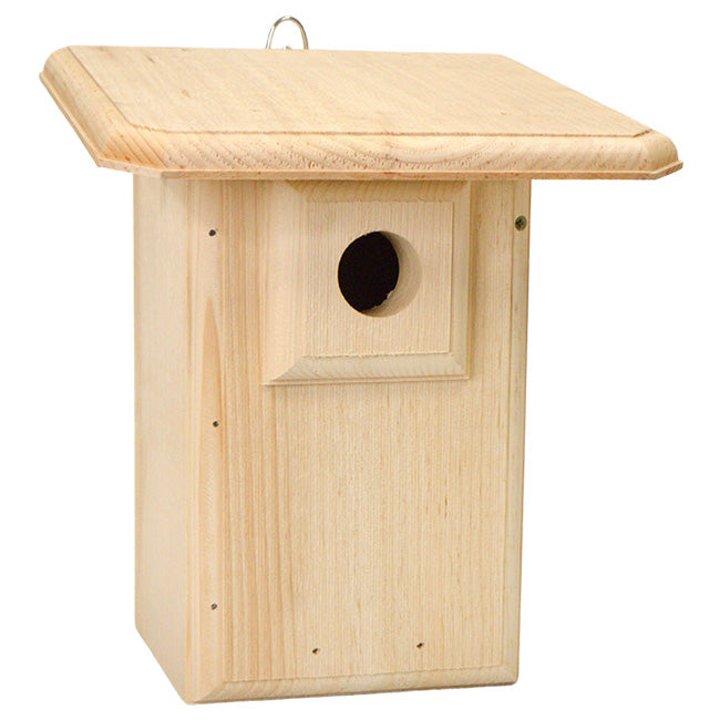 Classic Western Bluebird House w/ Extra Large Roof