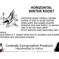 Horizontal Winter Roost