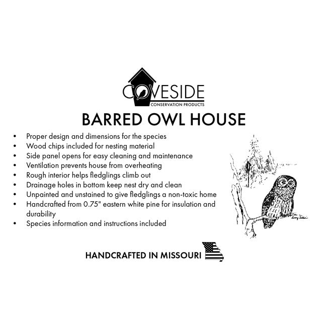 Barred Owl House