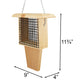 Woodpecker Suet Feeder with Tail Prop