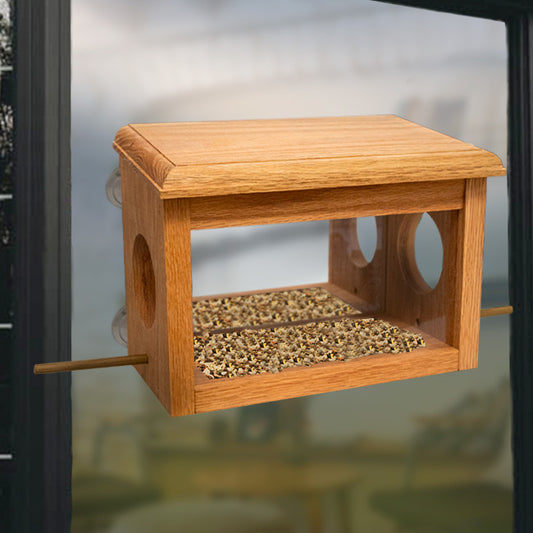 Coveside In-House Breadbox Window Bird Feeder with Mirror 27500 — The Bird  Shed