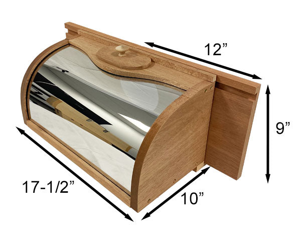 In-House Breadbox Window Bird Feeder w/ Mirror